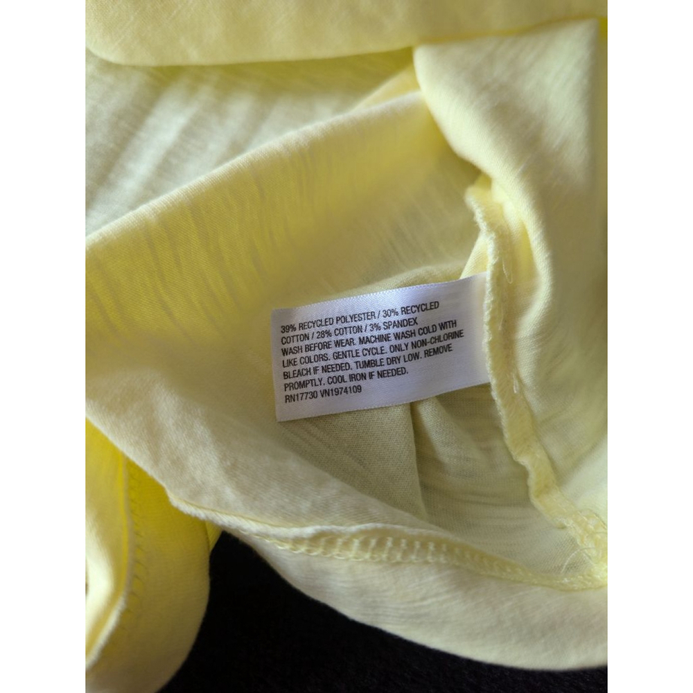 NWOT Universal Thread Yellow Side Rouched Dress L - Picture 3 of 5